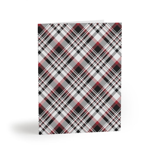 Notecards Set | Red & Black | Tartan