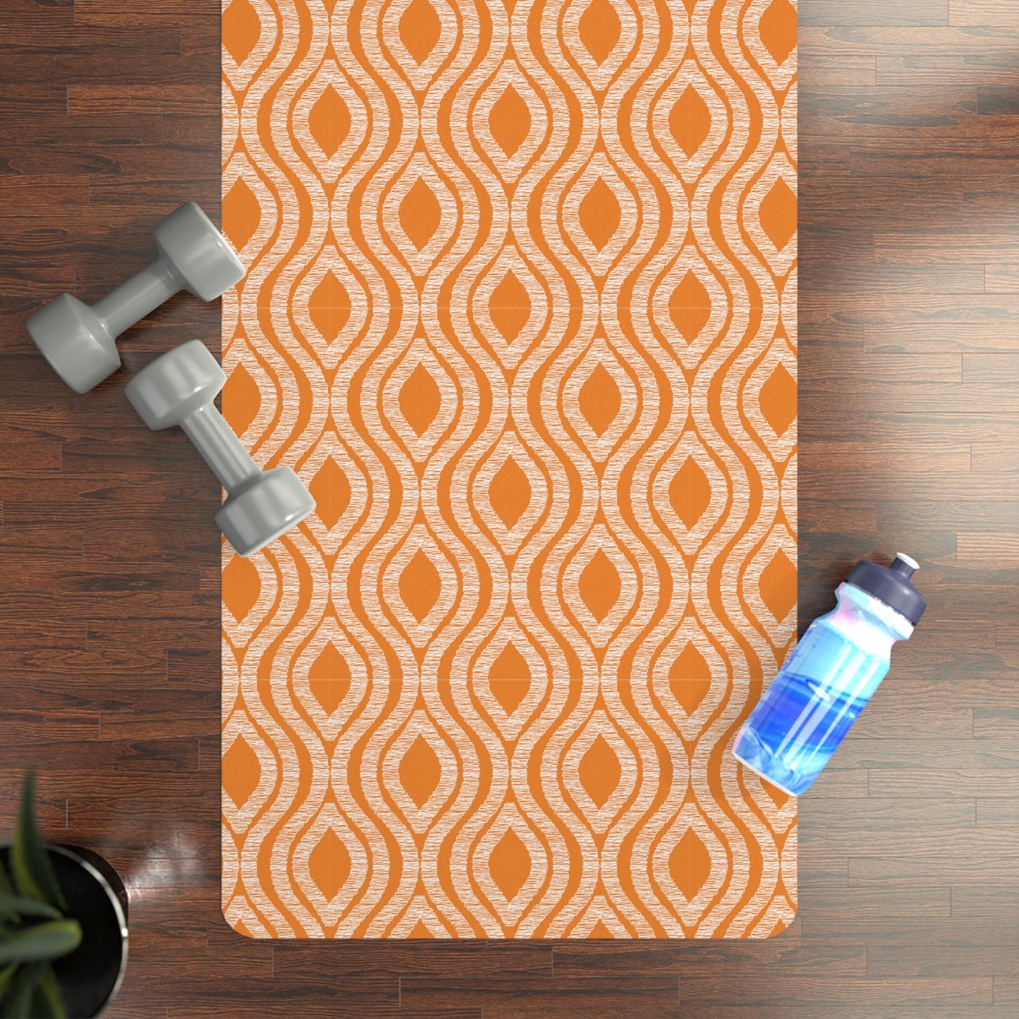 Yoga Mat | Orange & White | Ogee