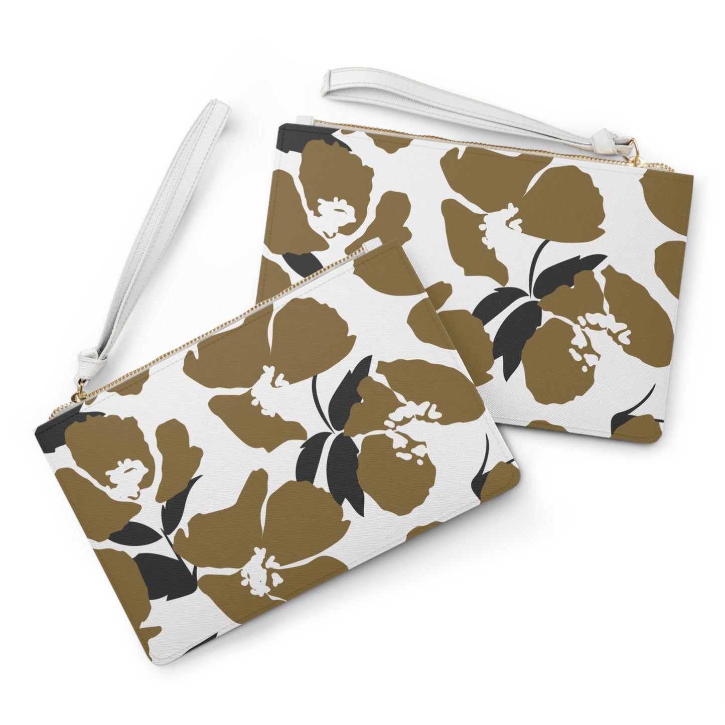Clutch Bag | Black & Gold | Poppy