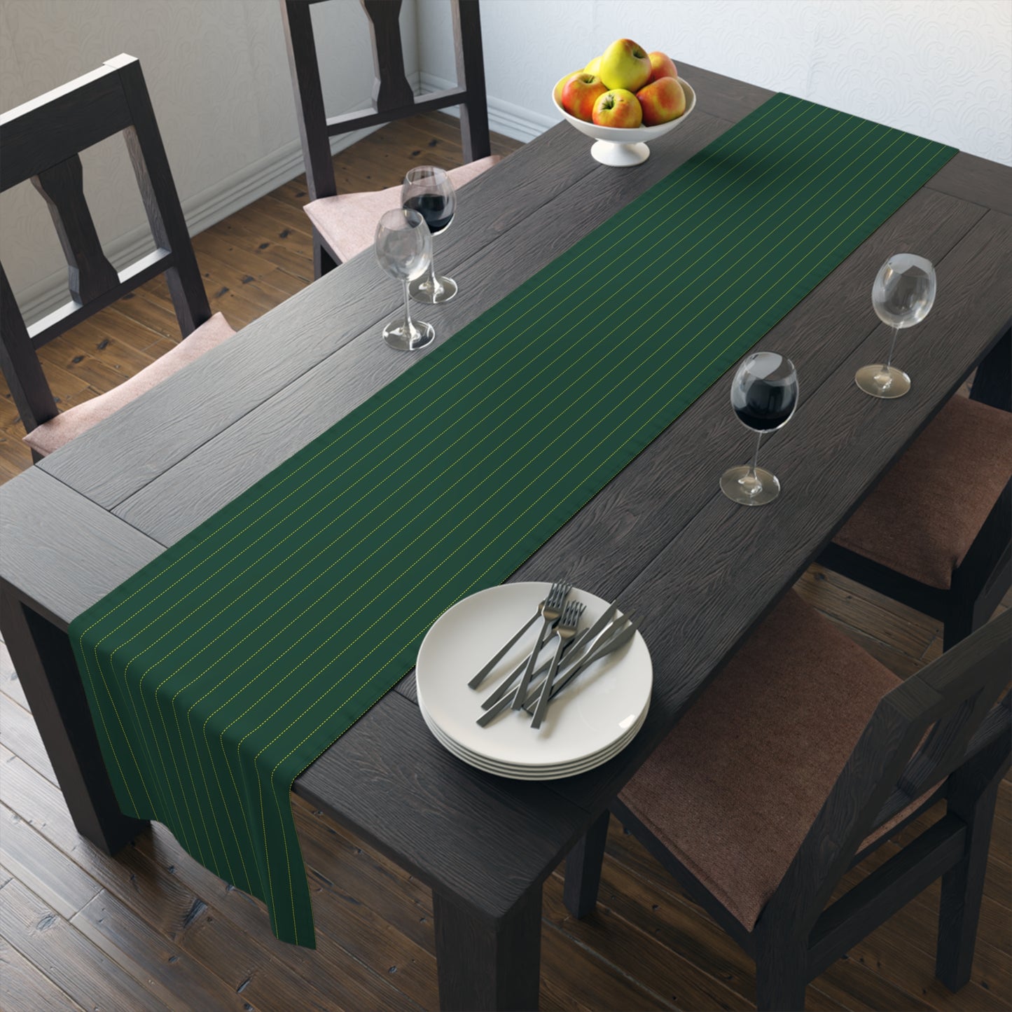 Table Runner | Eugene, Oregon | Pinstripe