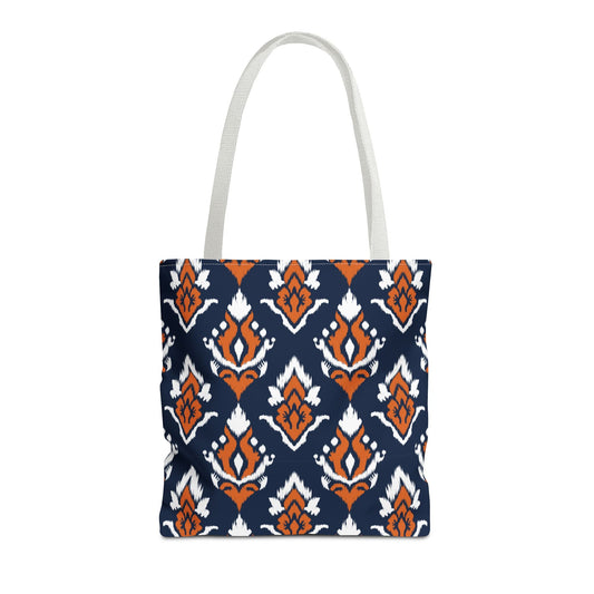 Totes | Orange & Blue | Ikat