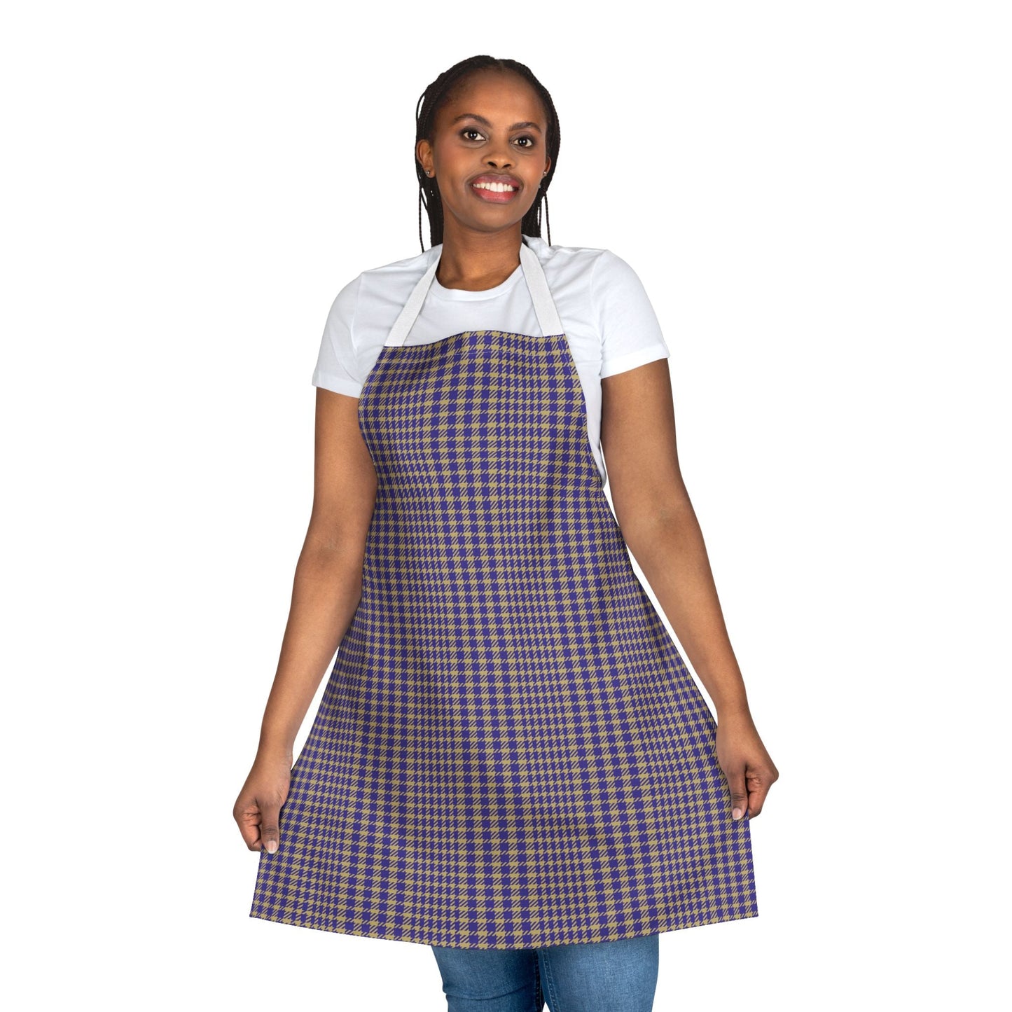 Apron | Purple & Gold | Tweed
