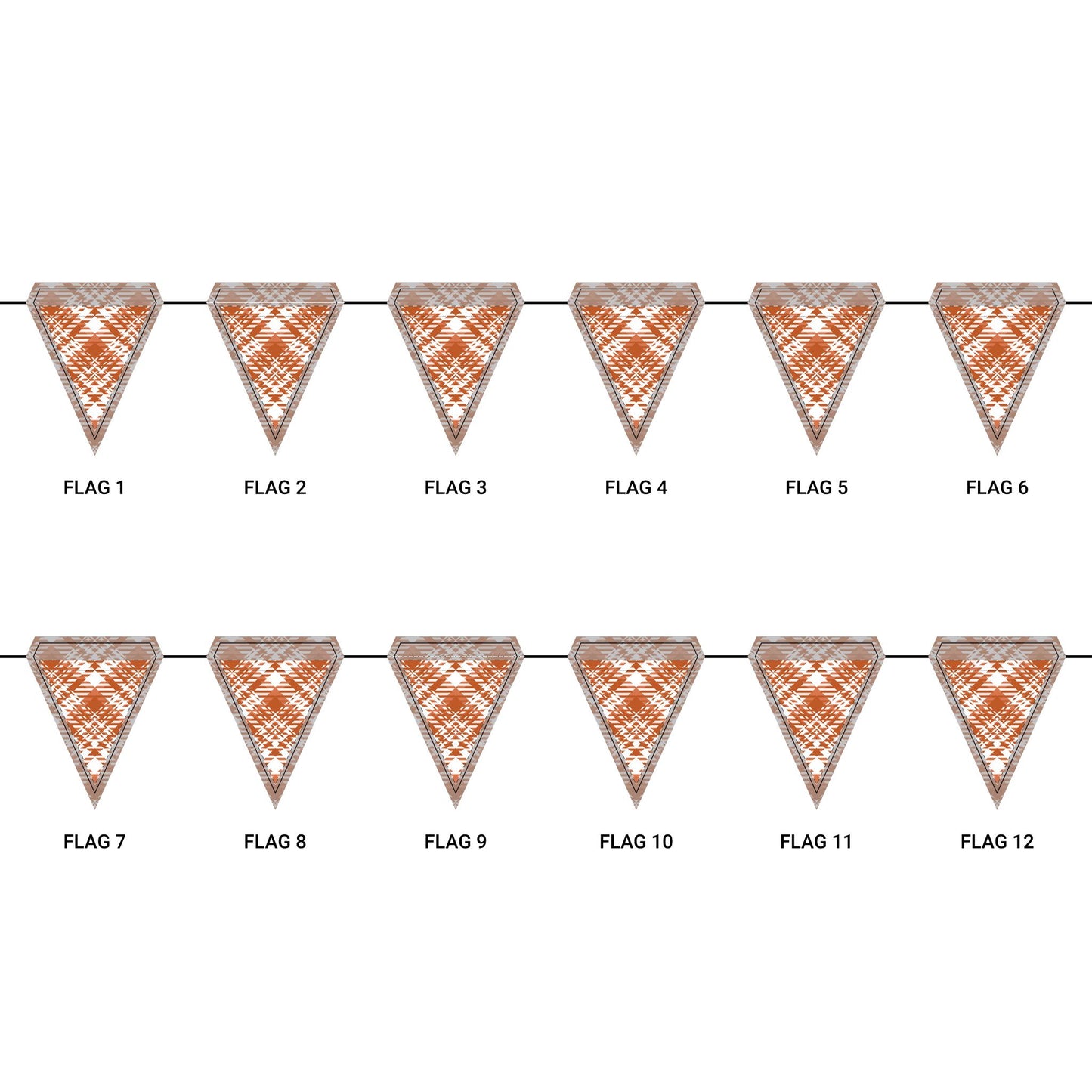 Flag Garland | Austin, Texas | Tartan