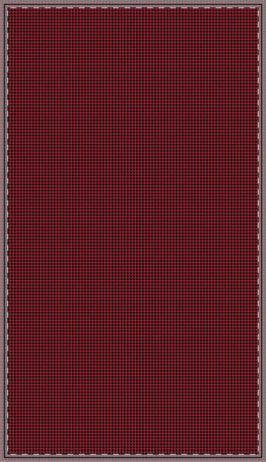 Tablecloth | Red & Black | Houndstooth