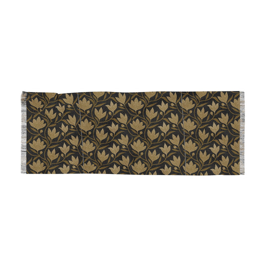 Scarf | Black & Gold | Magnolia