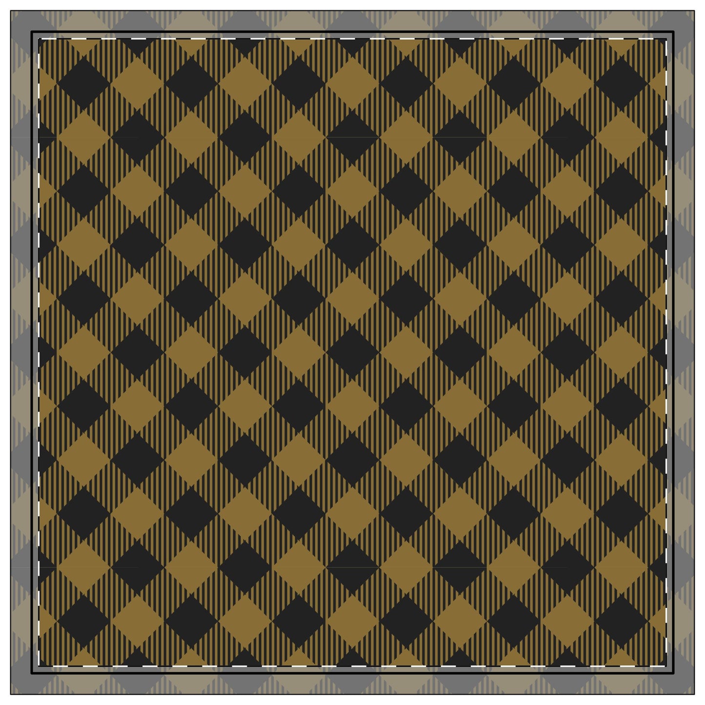 Napkin 4-set | Winston Salem, North Carolina | Gingham