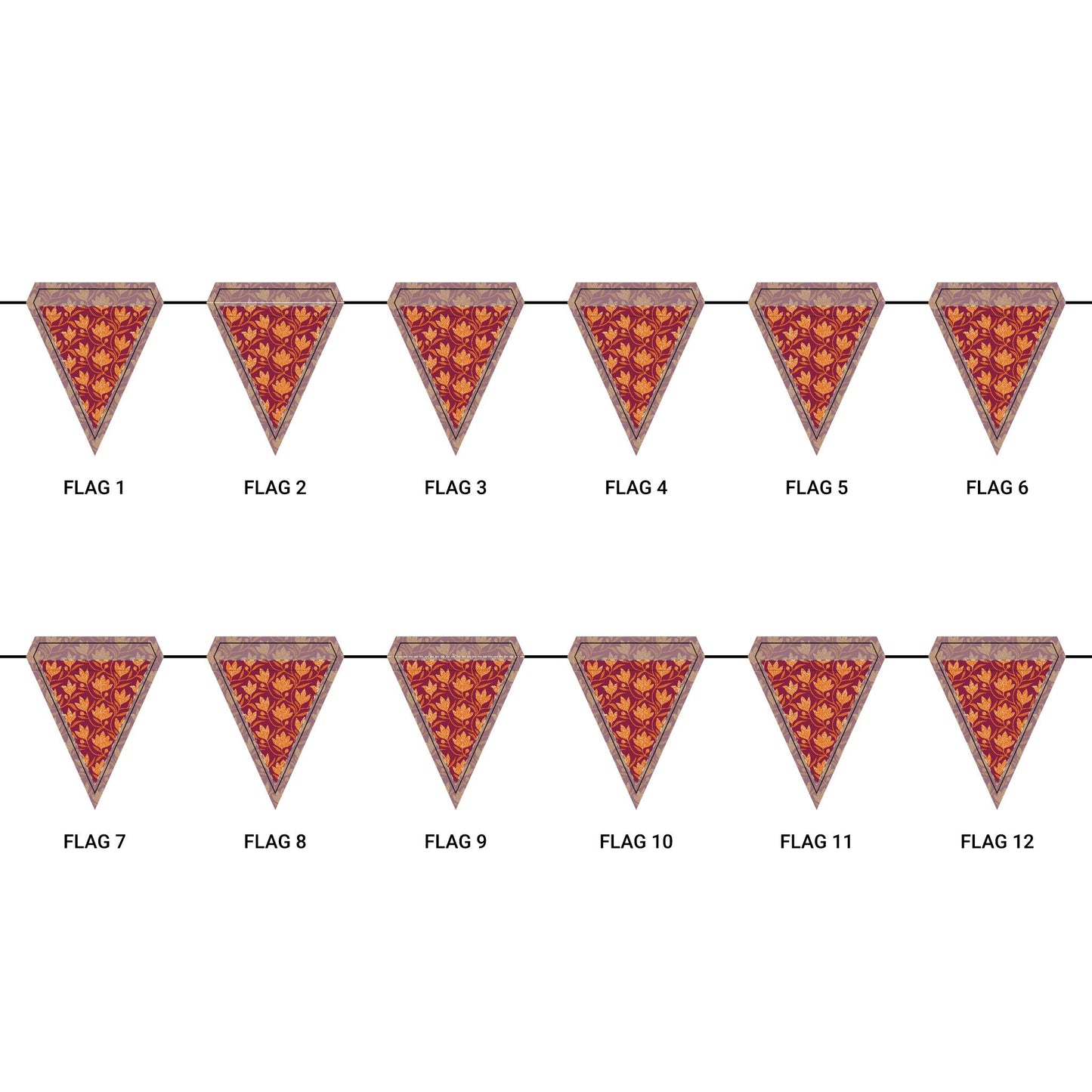 Flag Garland | Blacksburg, Virginia | Magnolia