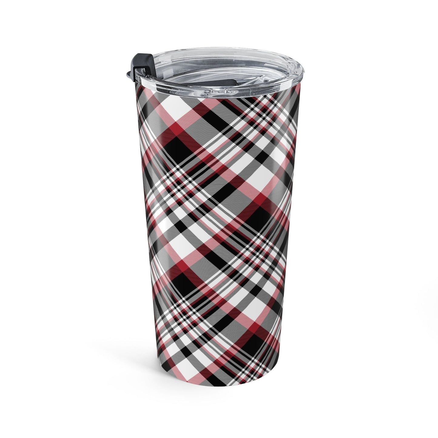 Tumbler | Red & Black | Tartan