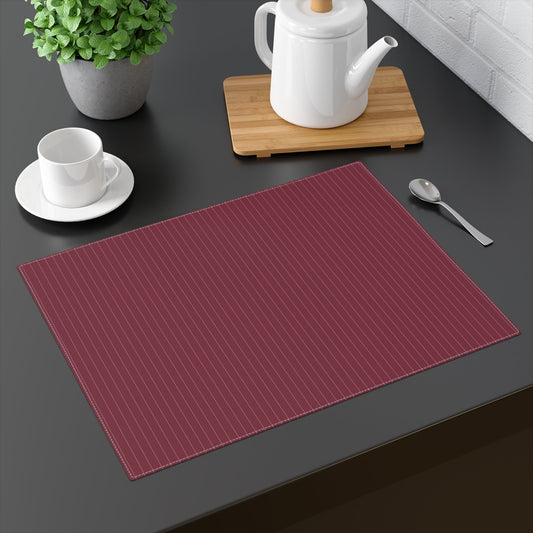Placemat | Maroon & Gold | Pinstripe
