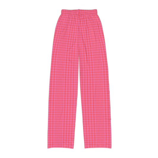 Youth PJ Pants | Greyhounds | Pink Tartan