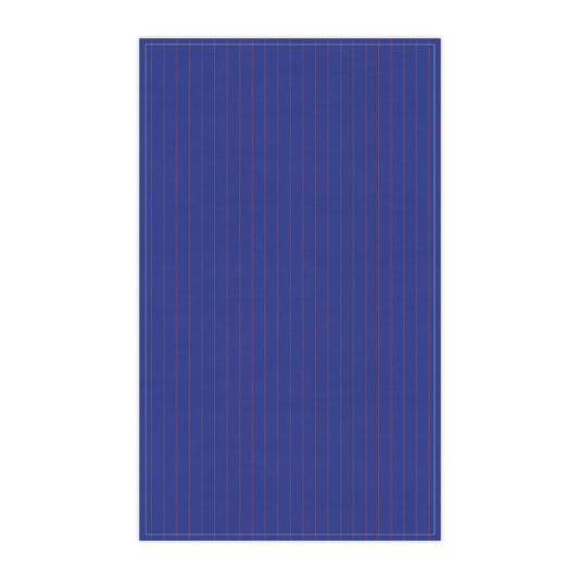 Tea Towels | Bright Blue & Orange | Pinstripe