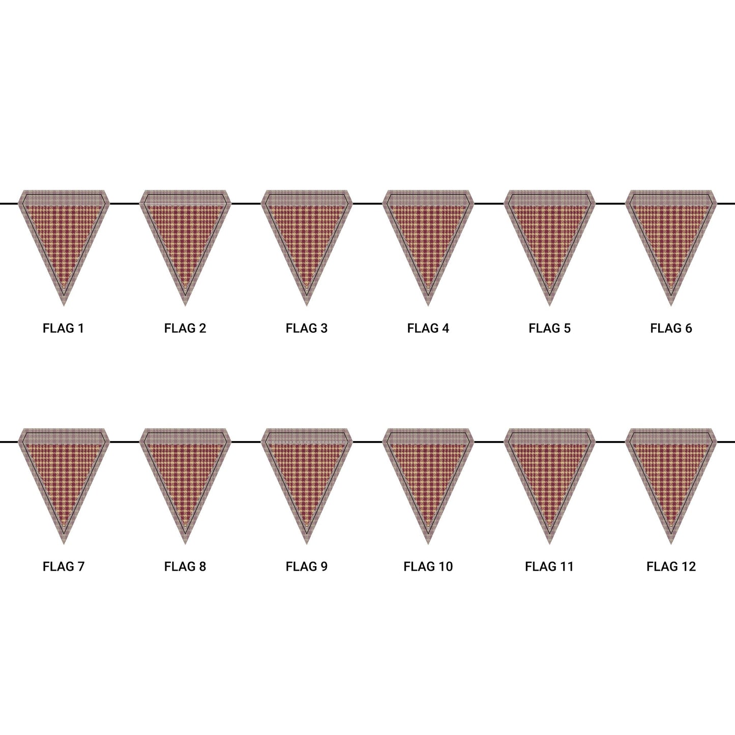 Flag Garland | Tallahassee, Florida | Tweed