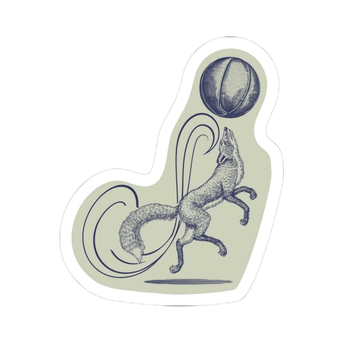 NYP Sticker | Fox Basketball | Color