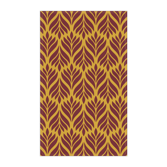 Tea Towels | Red & Yellow | Palm