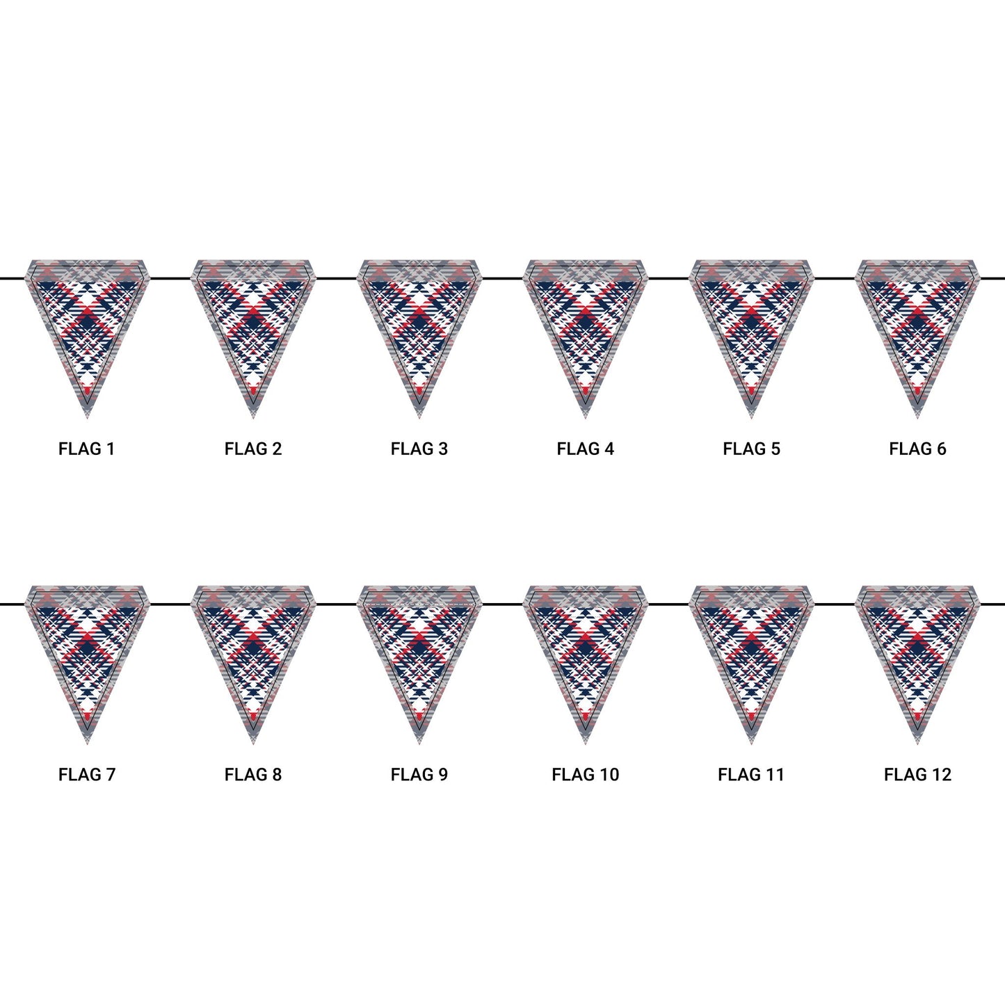 Flag Garland | Oxford, Mississippi | Tartan