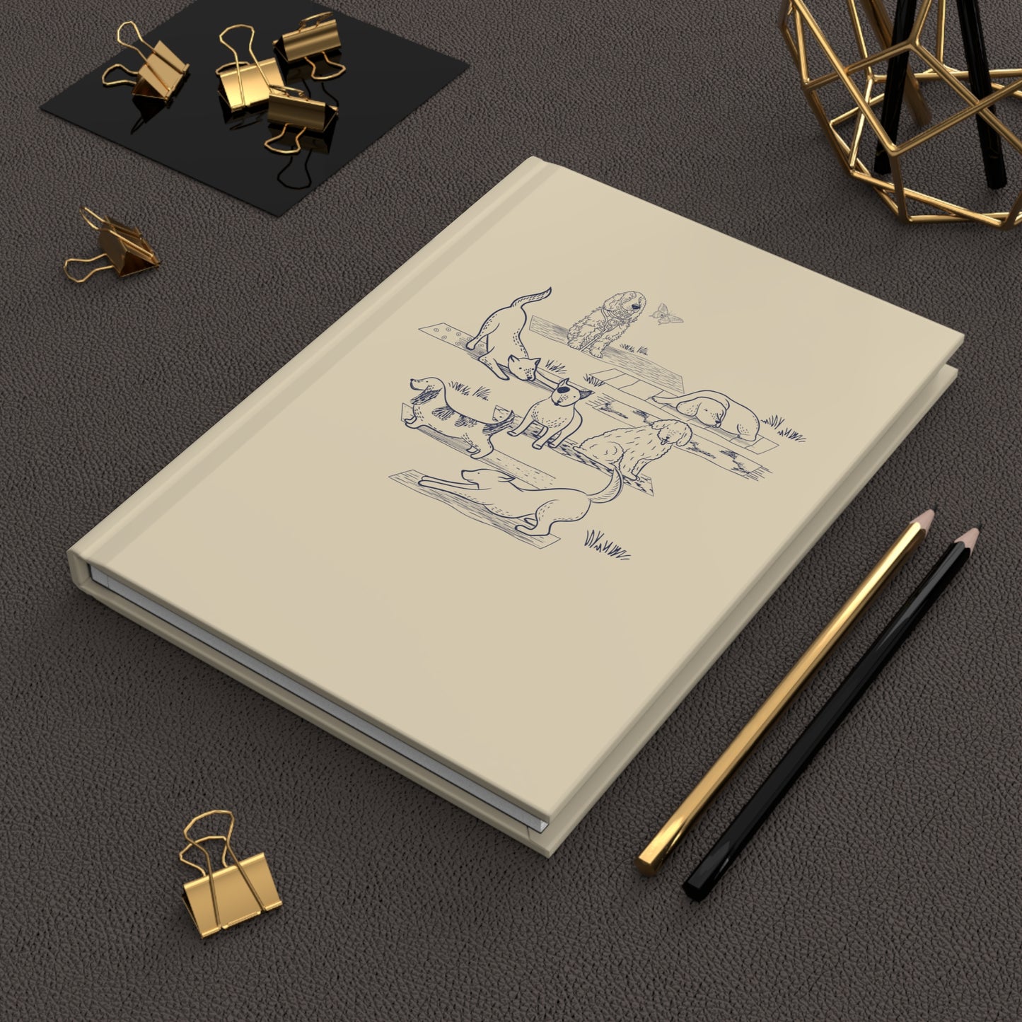 NYP Hardcover Journal | Dog Yoga