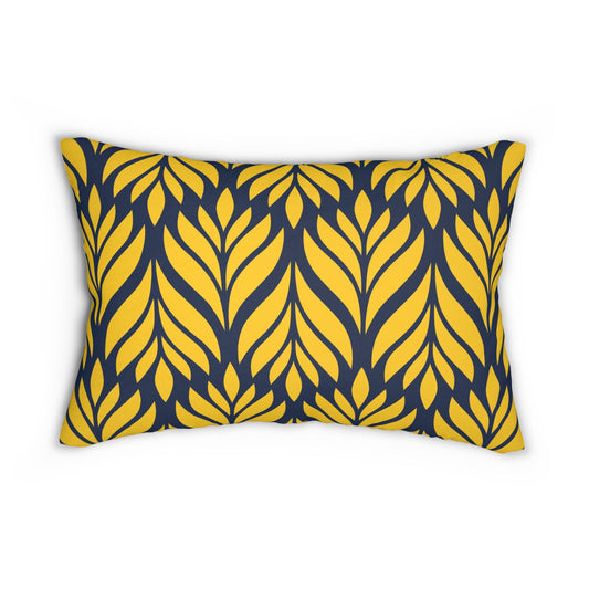 Pillow | Yellow & Blue | Palm