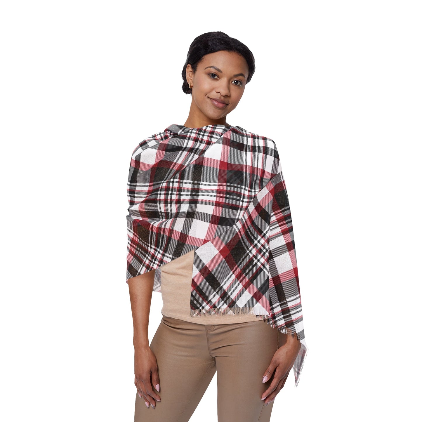 Scarf | Red & Black | Tartan