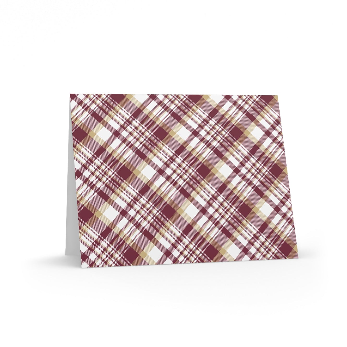 Notecards | Maroon & Gold | Tartan