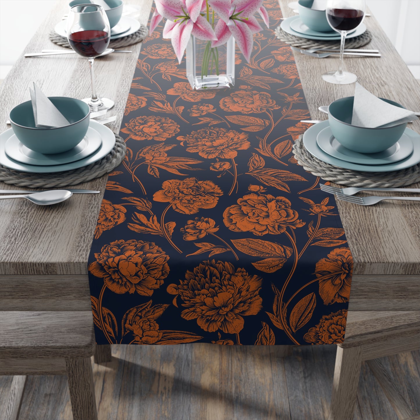 Table Runner | Auburn, Alabama | Peony