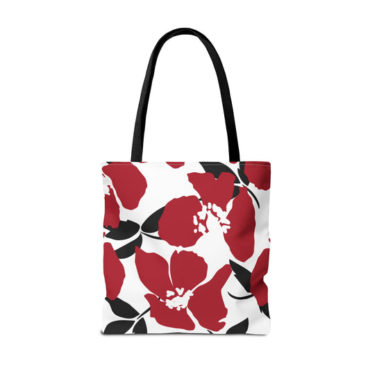 Tote Bag | Red & Black | Poppy
