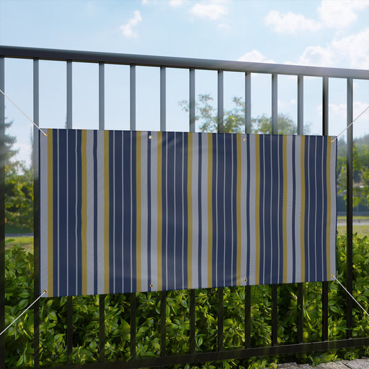 Banner | Yellow & Blue | Stripe