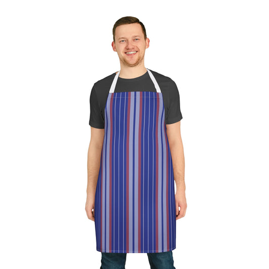 Apron | Bright Blue & Orange | Stripe