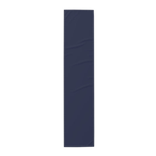 Table Runner | Light Blue & White | Dark