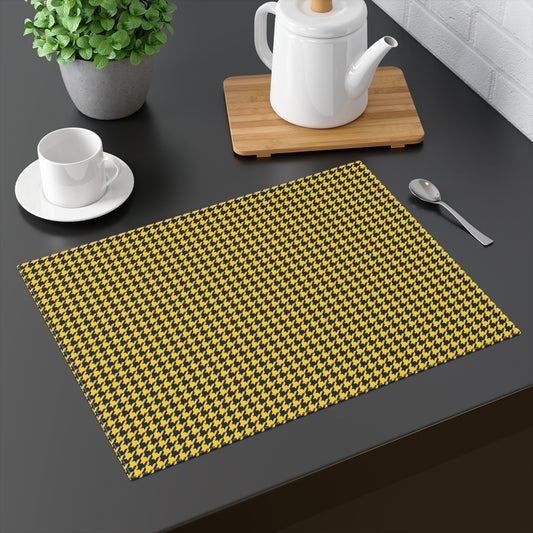 Placemat | Yellow & Blue | Houndstooth