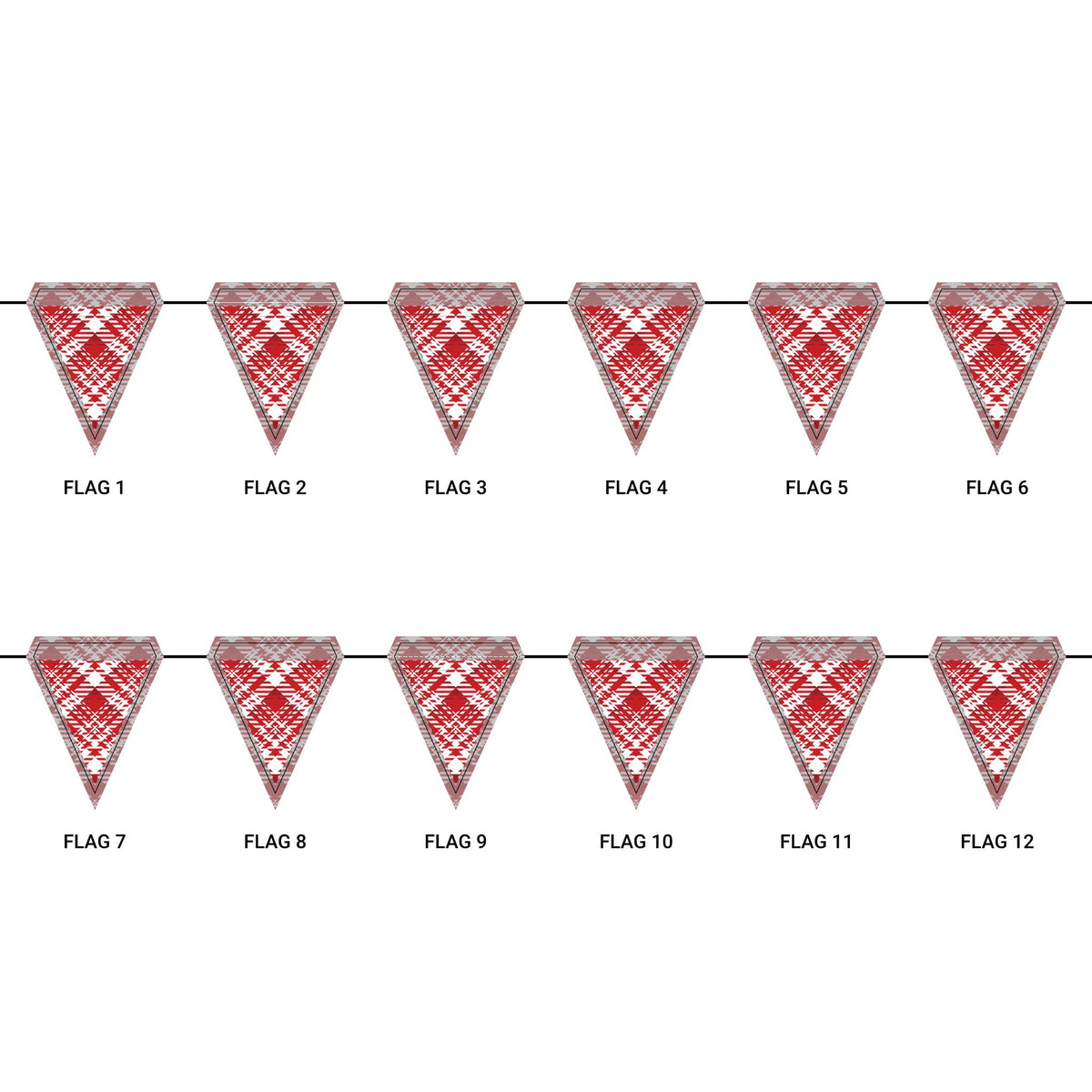 Flag Garland | Madison, Wisconsin | Tartan