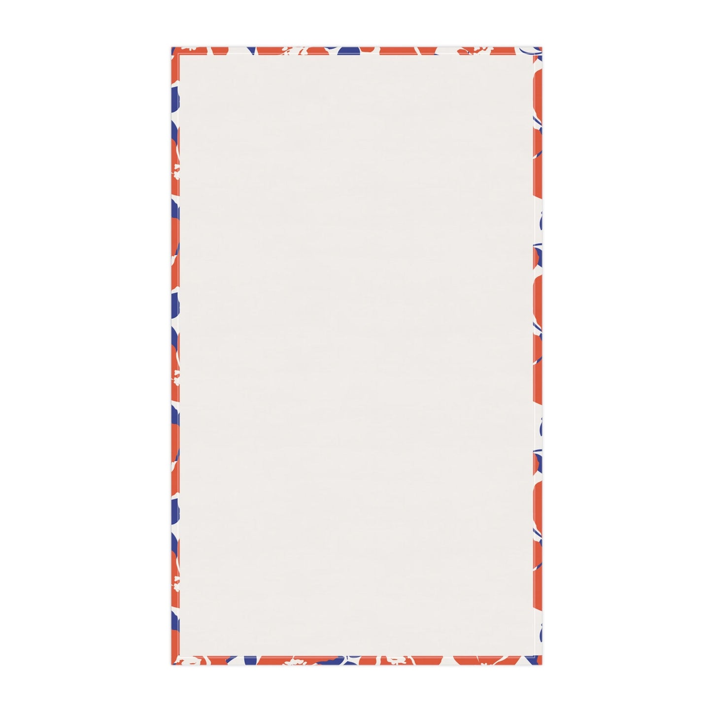 Tea Towel | Bright Blue & Orange | Poppy