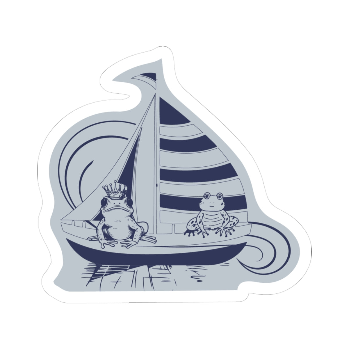 NYP Sticker | Frog Boat | Color
