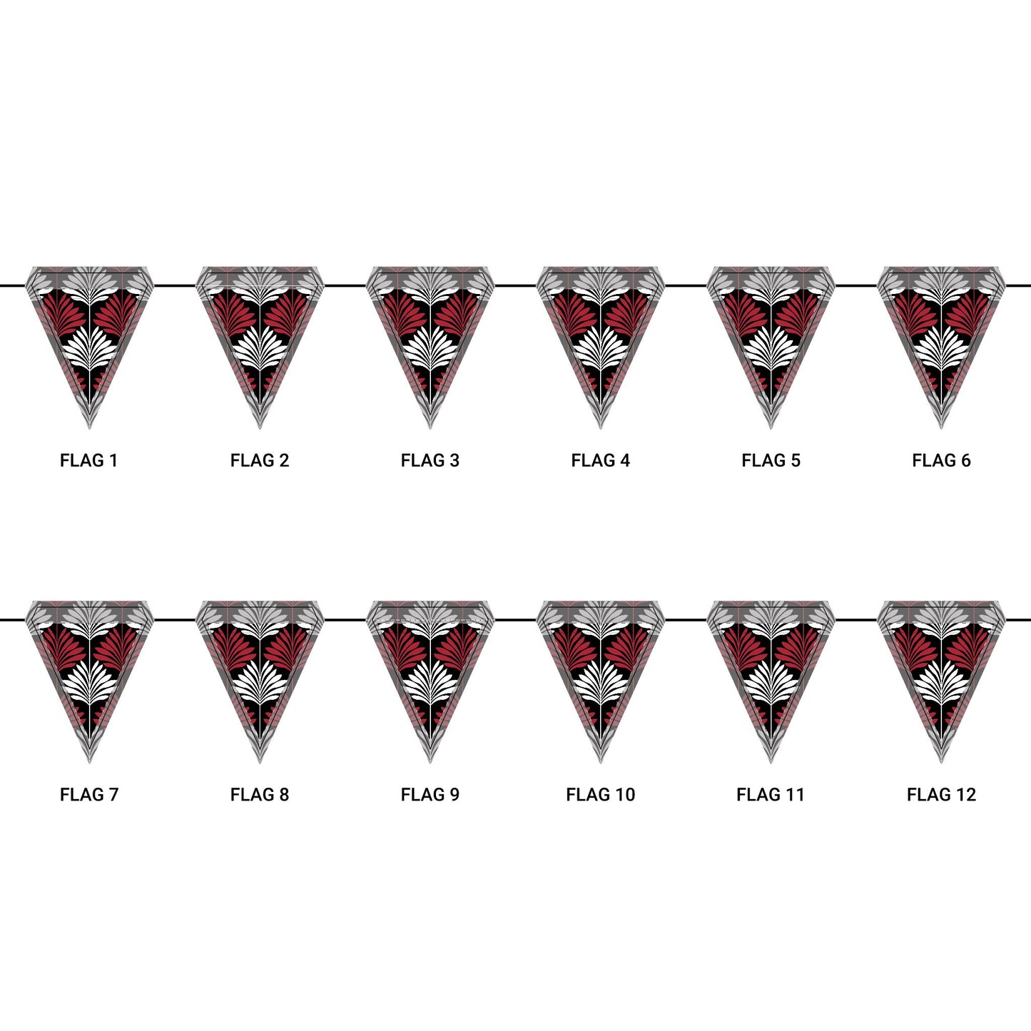 Flag Garland | Athens, Georgia | Deco