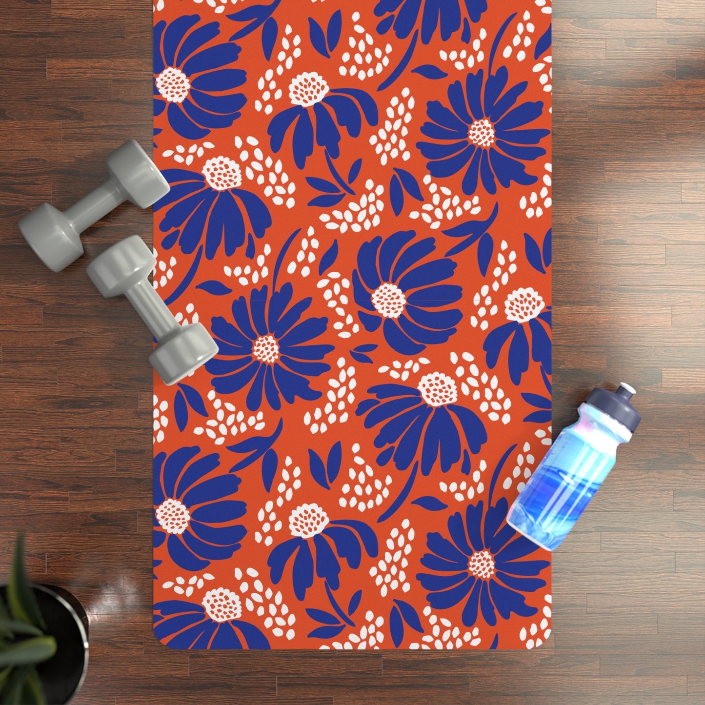 Yoga Mat | Bright Blue & Orange | Bellis