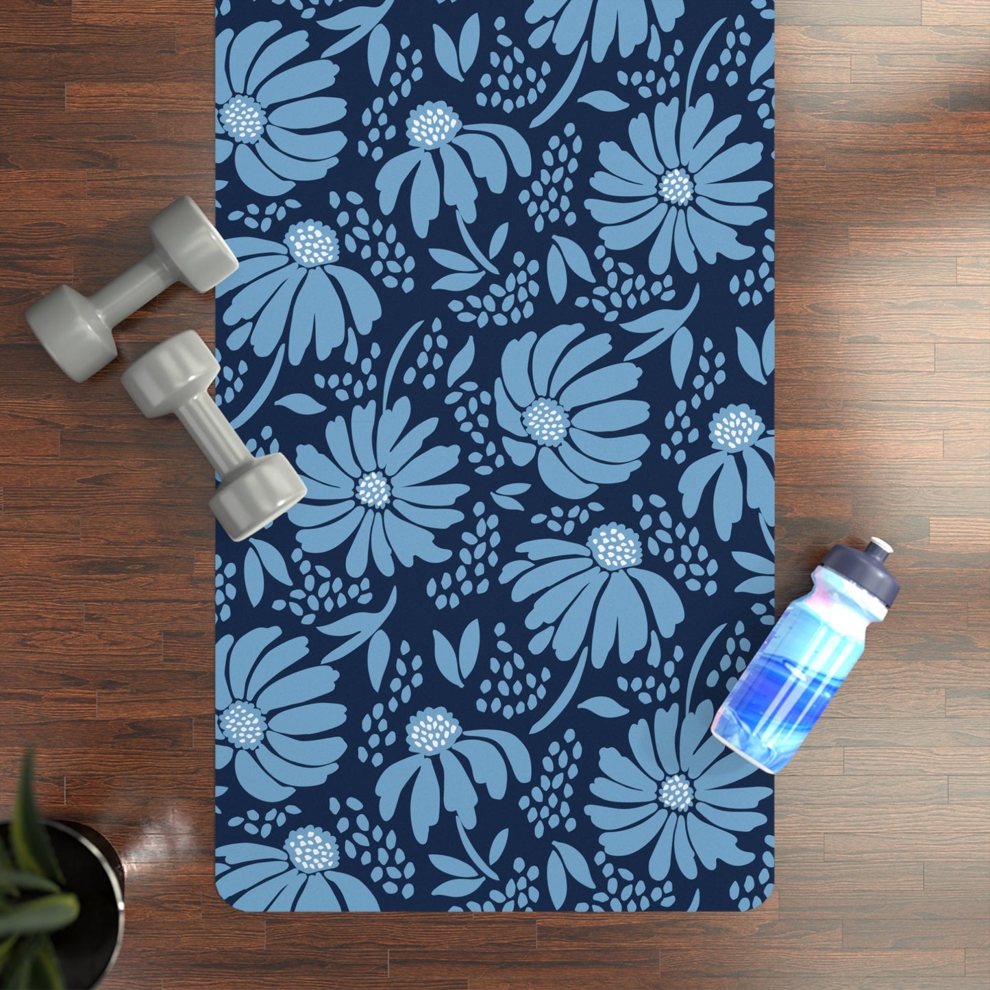 Yoga Mat | Light Blue & White | Bellis