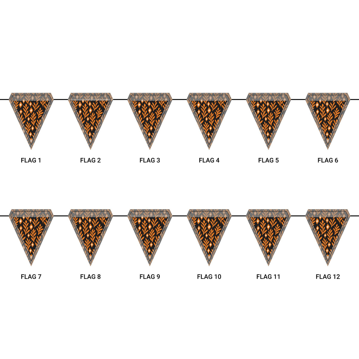 Flag Garland | Princeton, New Jersey | Laurel