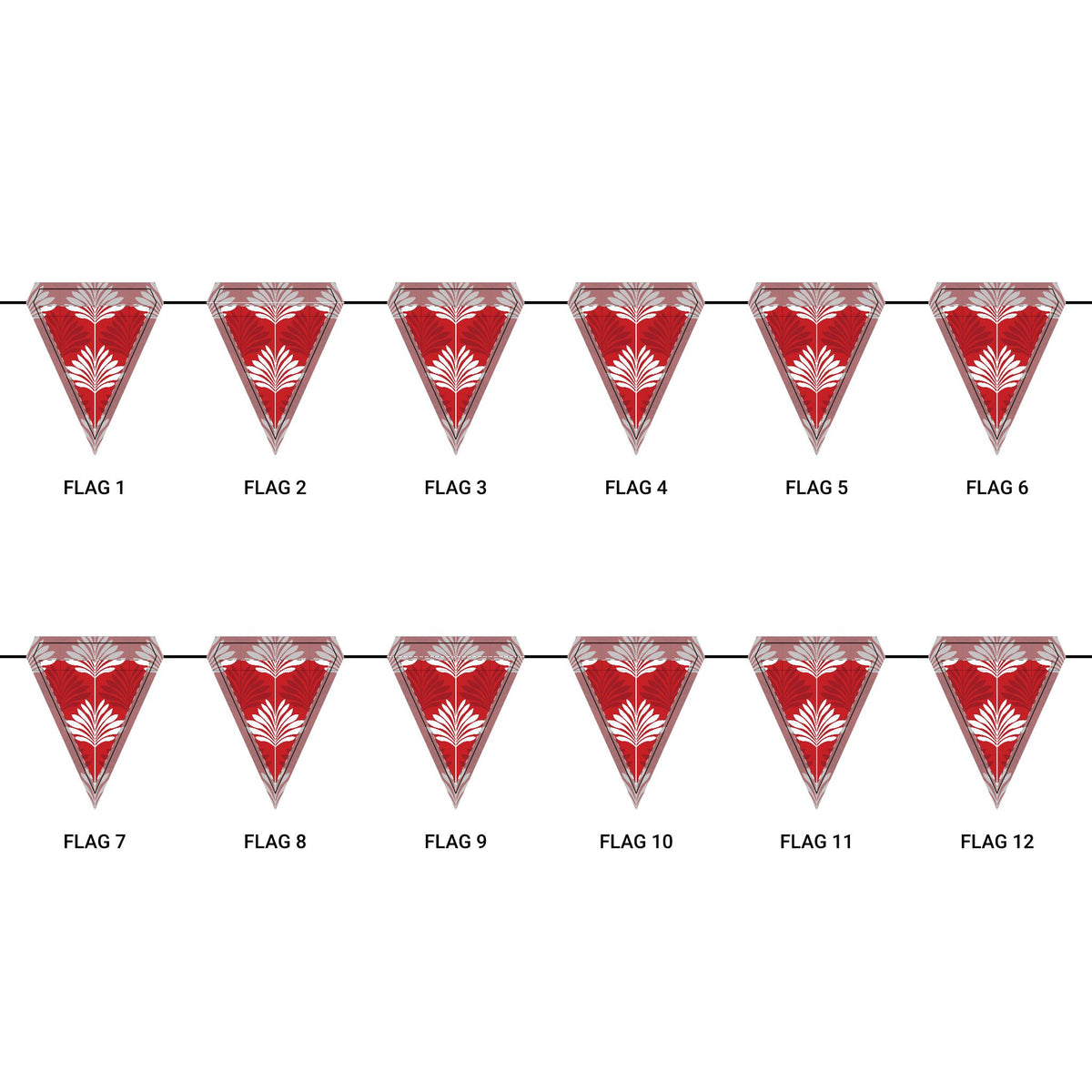 Flag Garland | Madison, Wisconsin | Deco