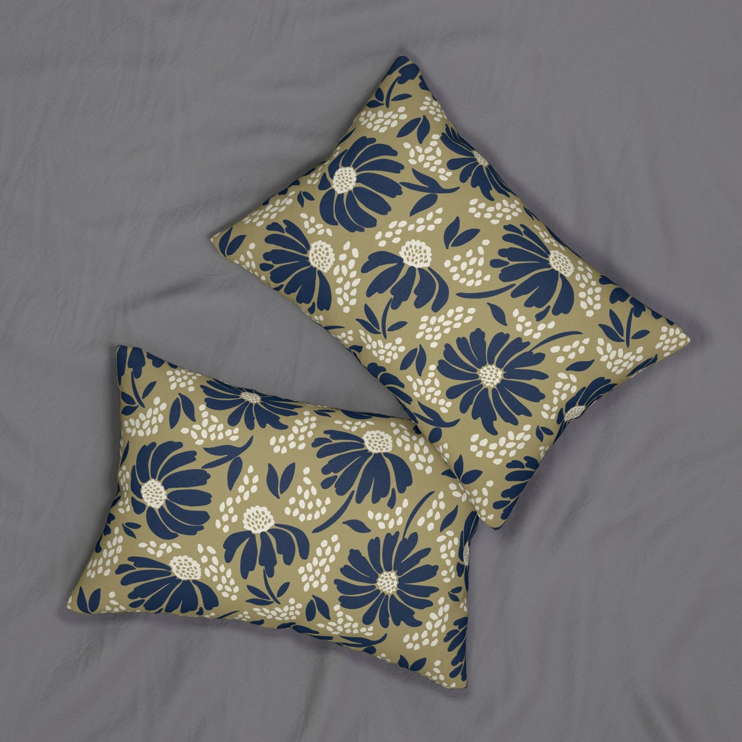Pillow | Blue & Gold | Bellis