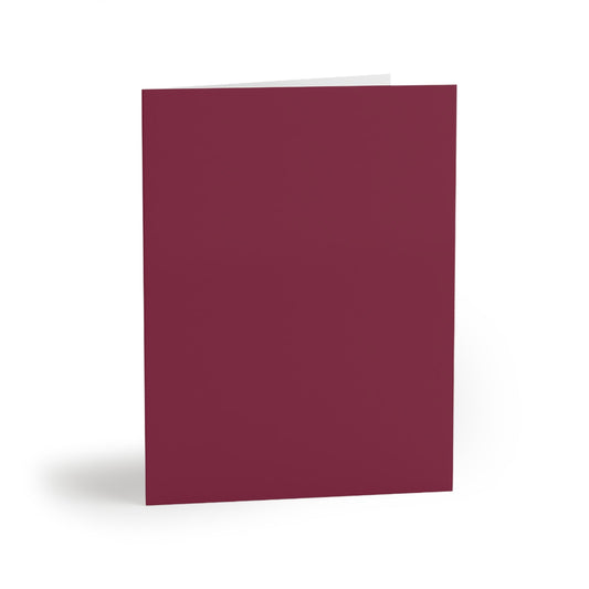 Notecards | Maroon & Orange | Dark