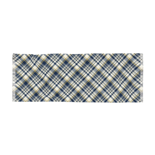 Scarf | Blue & Gold | Tartan