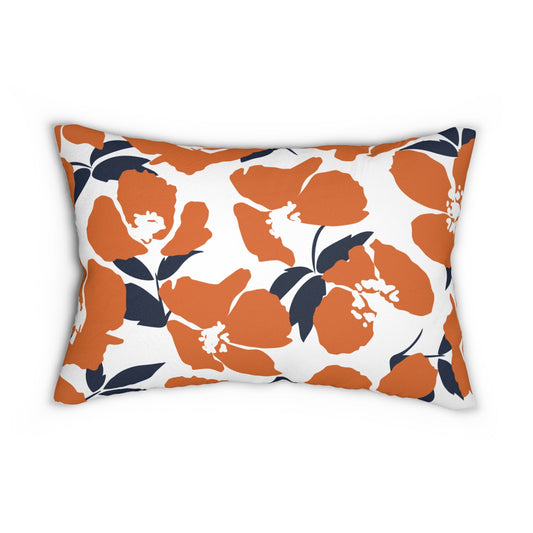 Pillow | Orange & Blue | Poppy