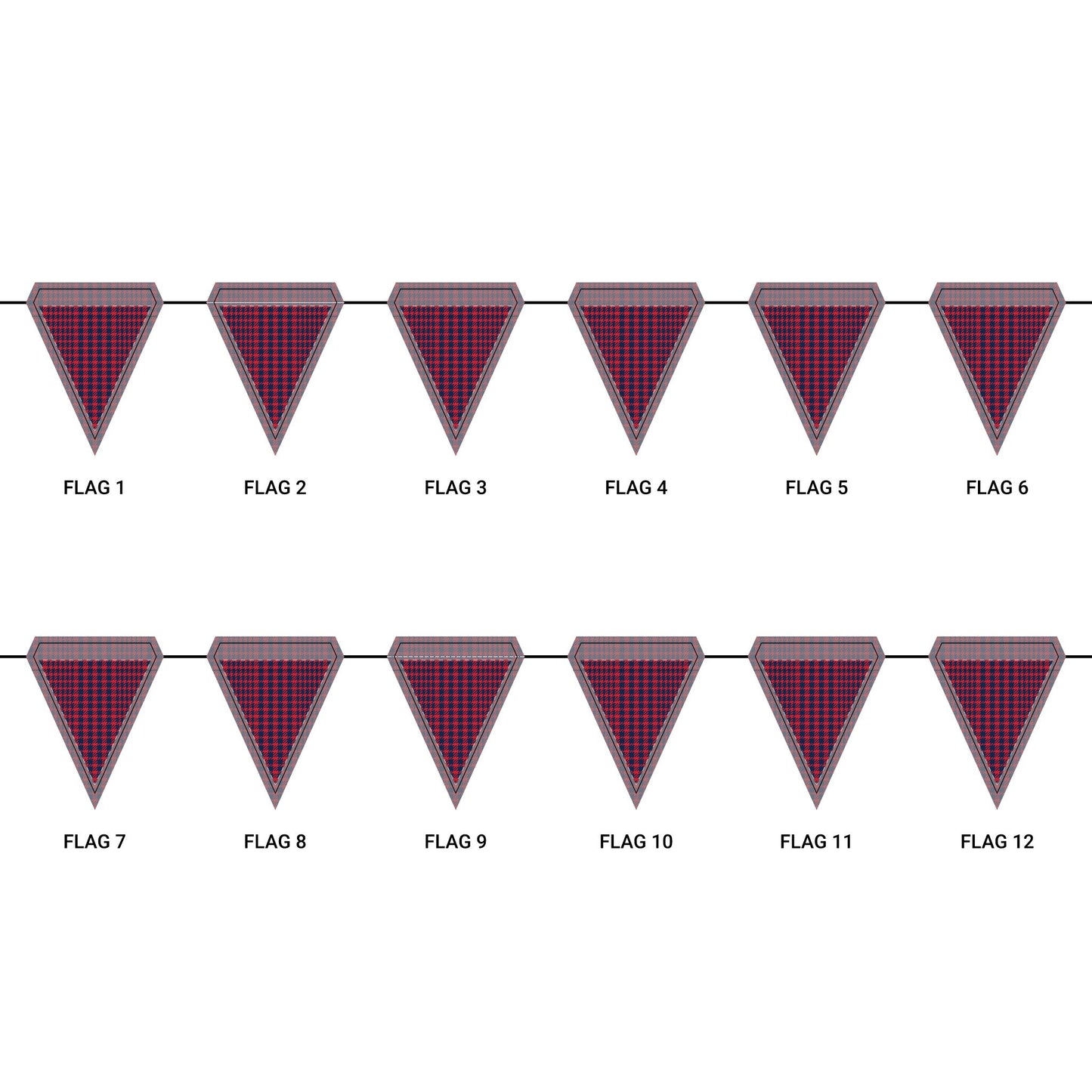 Flag Garland | Oxford, Mississippi | Tweed