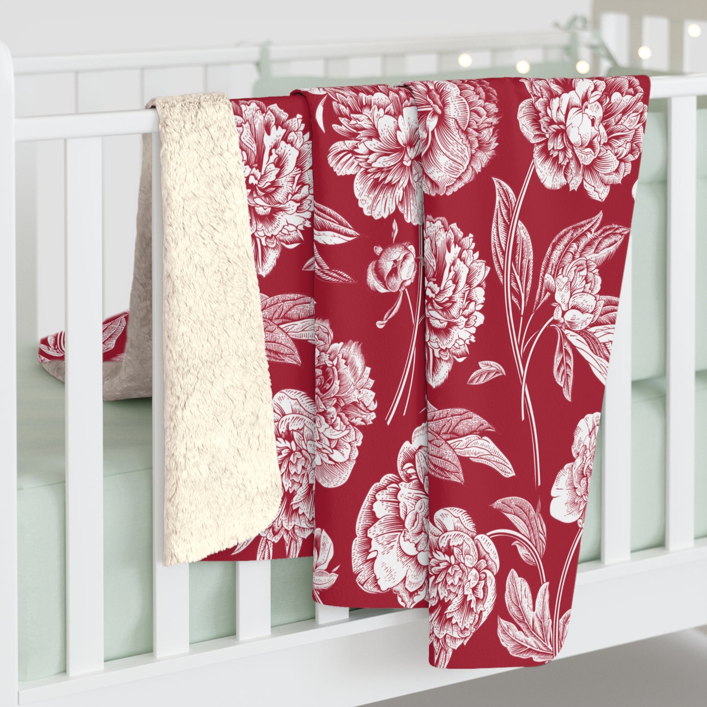 Sherpa Blanket | Bloomington, Indiana | Peony