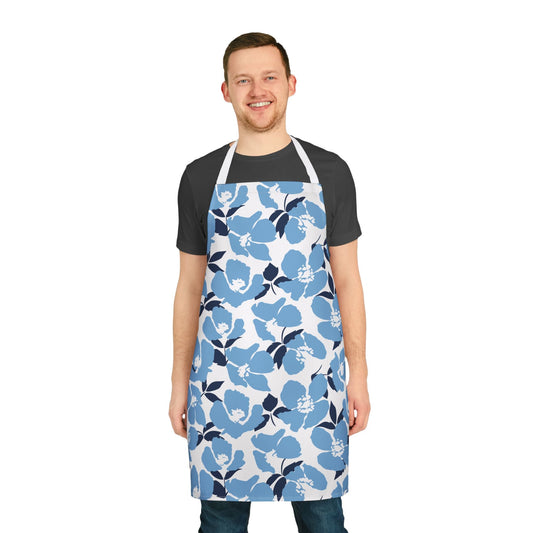 Apron | Light Blue & White | Poppy