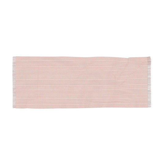 Scarf | Dark Orange & White | Tweed
