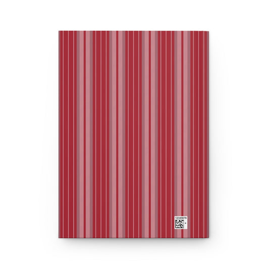 Journal | Red & Gray | Stripe