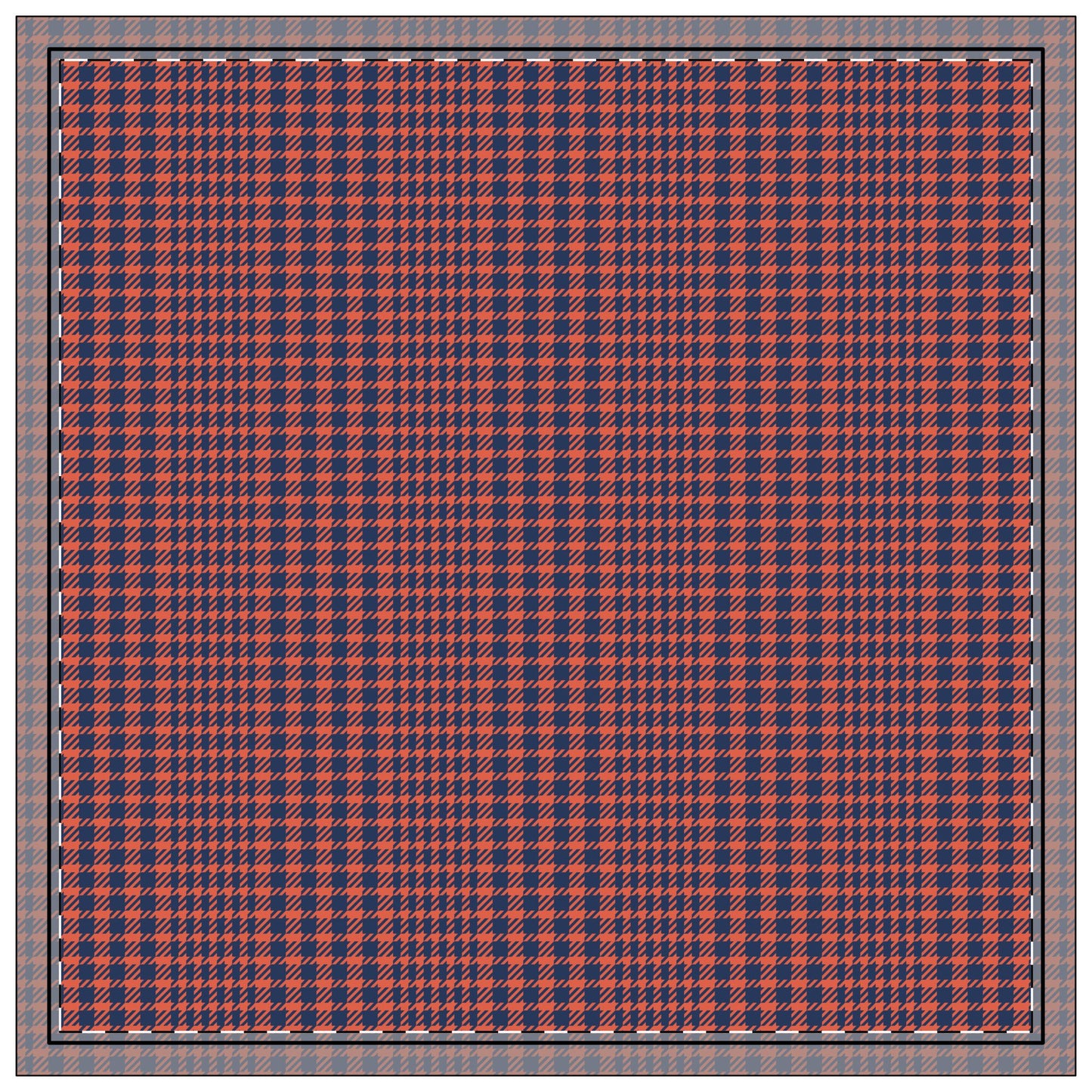 Napkin 4-set | Charlottesville, Virginia | Tweed