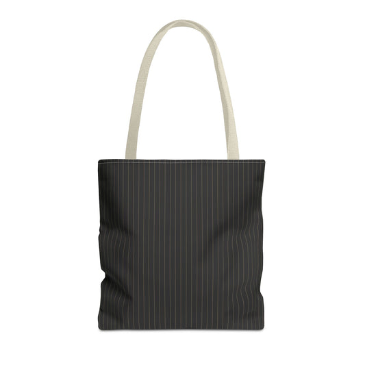 Tote Bags | Black & Gold | Pinstripe