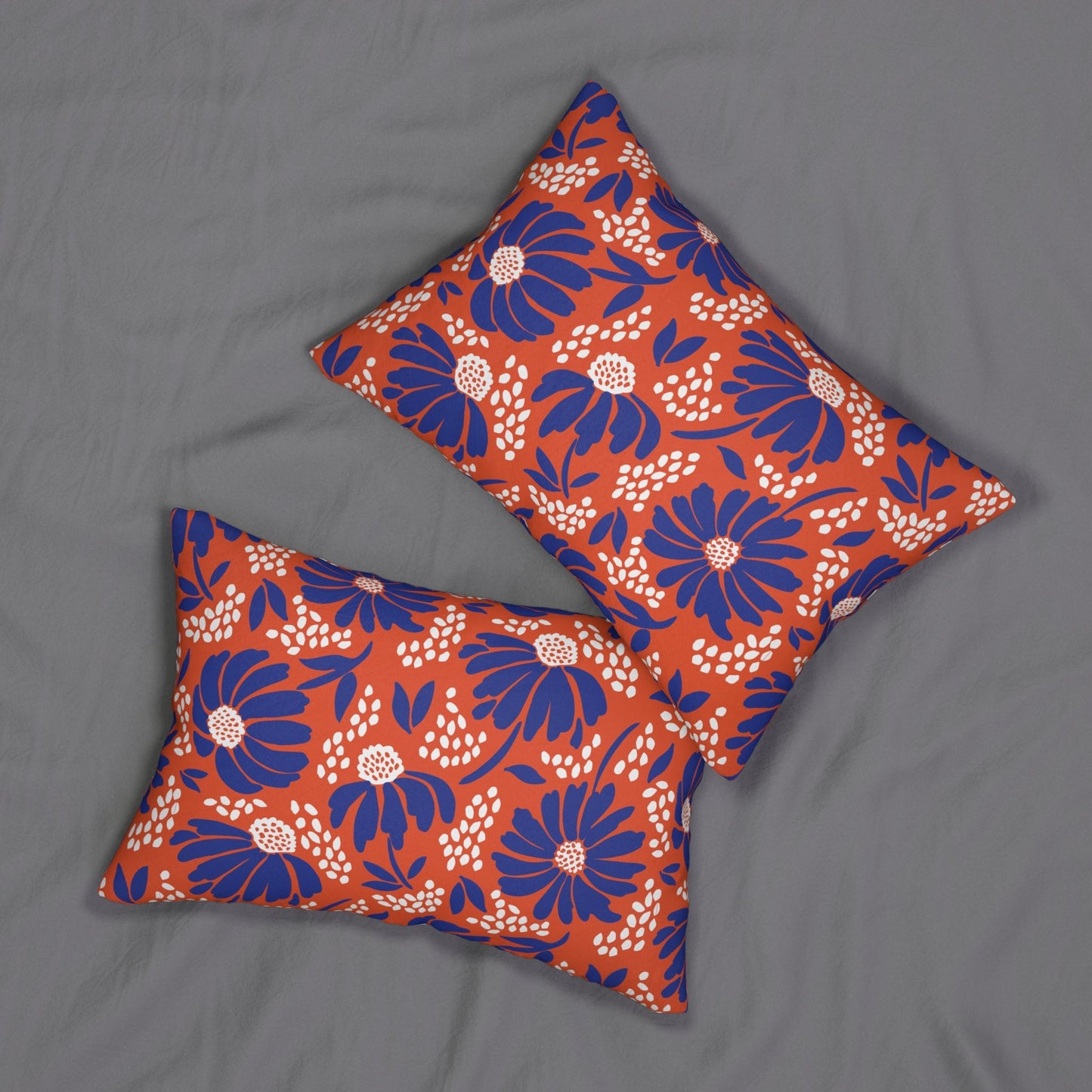 Pillow | Bright Blue & Orange | Bellis