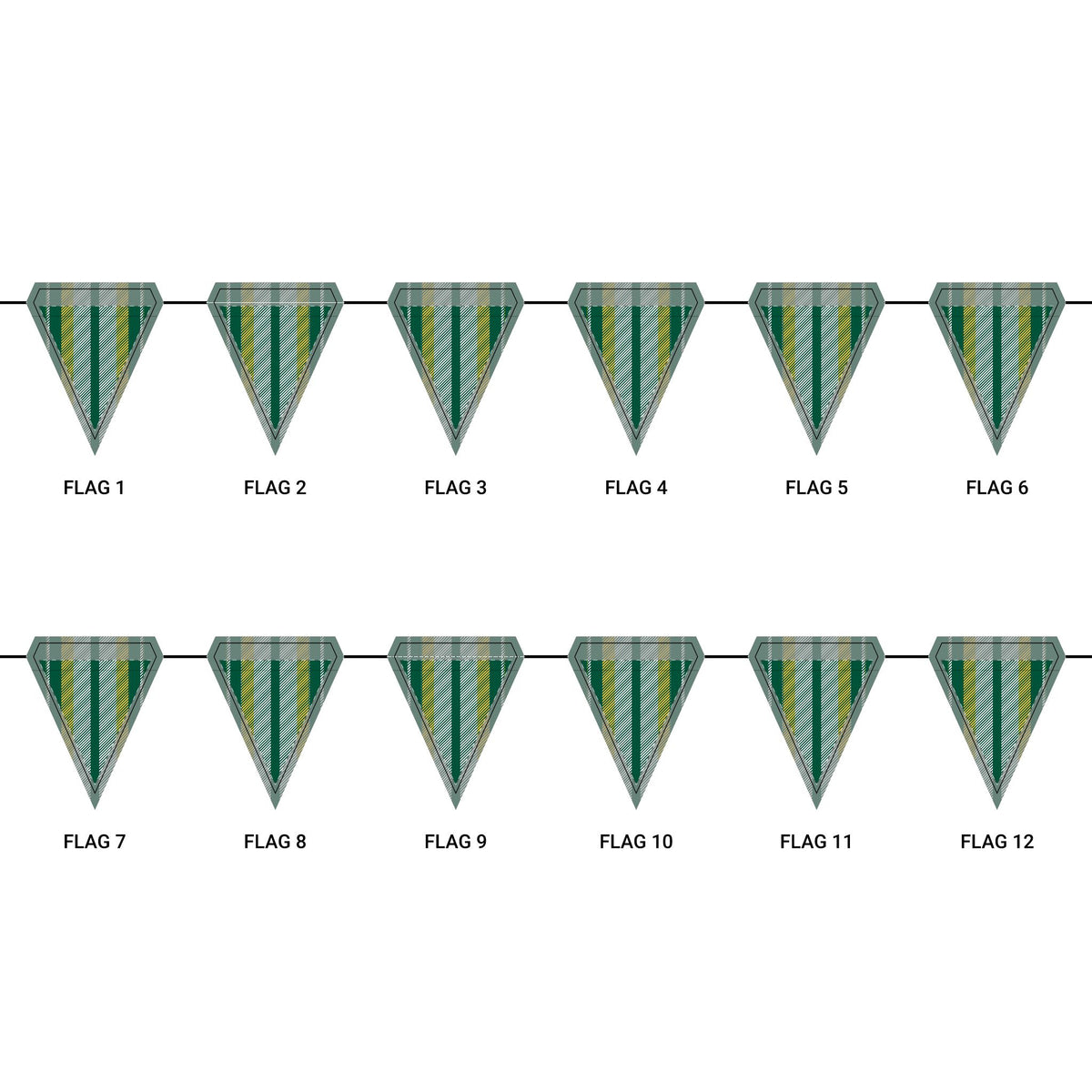 Flag Garland | Fairfax, Virginia | Stripe